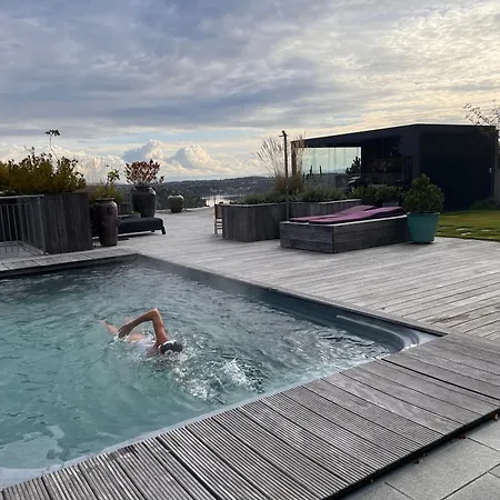 Big With Panoramic Views, Terrace, Pool, Close To Oslo Villa *